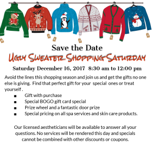 Ugly Sweater Shopping Saturday