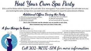 Host Your Own Spa Party Special