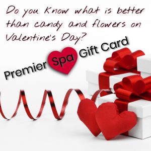 Premier Spa Gift Card Valentine's Day Flyer