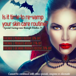 Halloween Skin Care Special