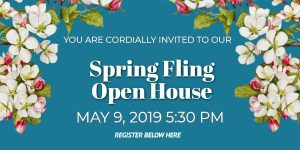 Spring Fling Open House Flyer 2019