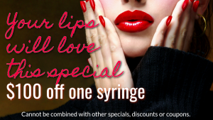 100 off one syringe | Premier Spa Specials | February 2020